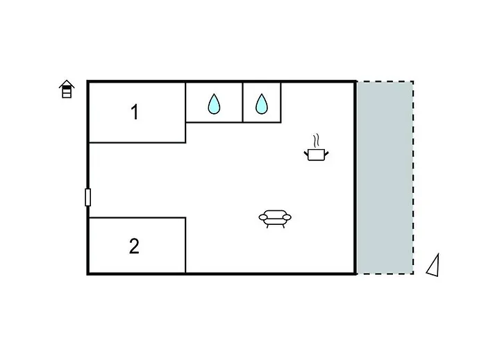 Apartamento 2 Bedroom Gorgeous In Kožino